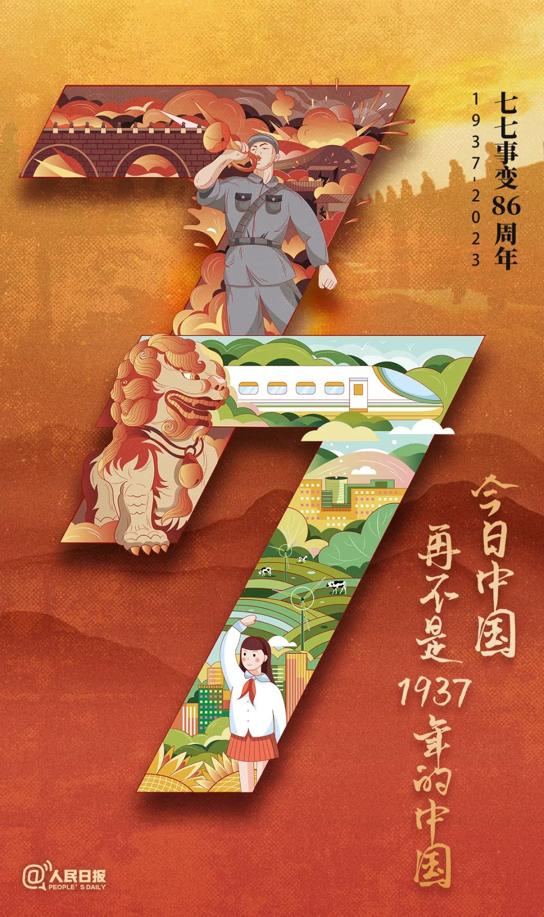 纪念77事变86周年